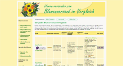 Desktop Screenshot of blumen-versender.com